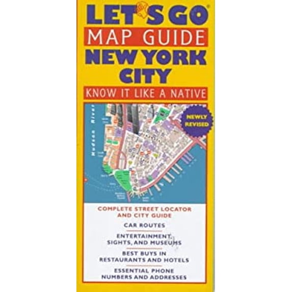 Pre-Owned Let's Go New York City Map Guide (1998)(Let's Go Map Guide) Paperback