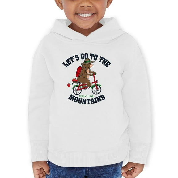 Let's Go Mountains Bear Hoodie Toddler -Image by Shutterstock,  4 Toddler