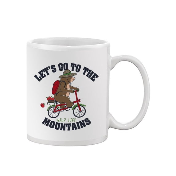 Let's Go Mountains Bear Mug - Image by Shutterstock,