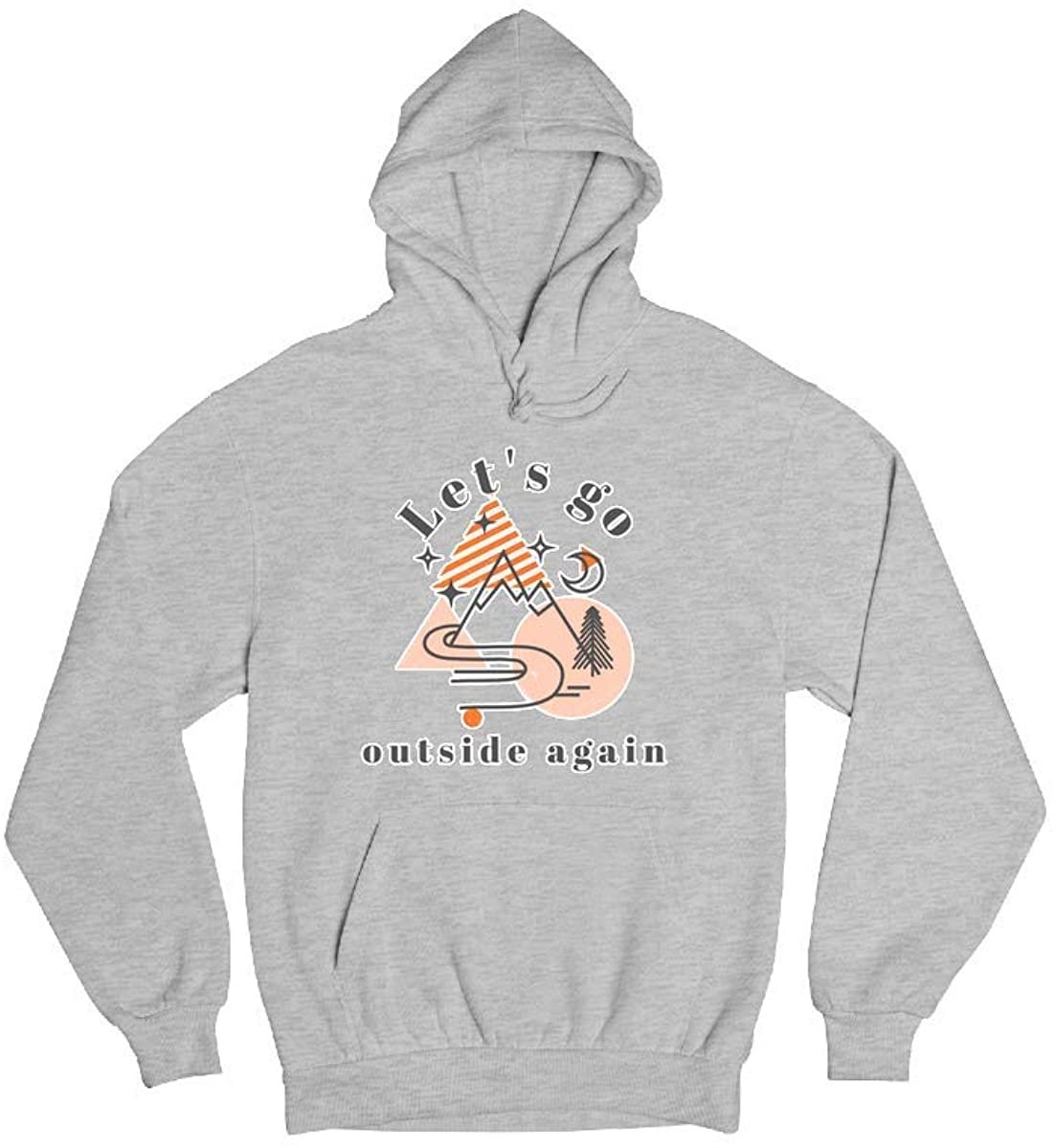 Let's Go Outside Again Retro Mosaic Art Fashion Novelty Design Cotton ...