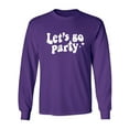 thumbnail image 1 of Let's Go Party Adult Long Sleeve T-shirt, 1 of 3