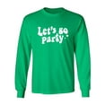 thumbnail image 1 of Let's Go Party Adult Long Sleeve T-shirt, 1 of 3