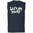 thumbnail image 1 of Let's Go Party Adult Sleeveless Tee, 1 of 3