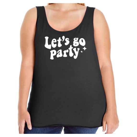 Let's Go Party Womens Tank Top