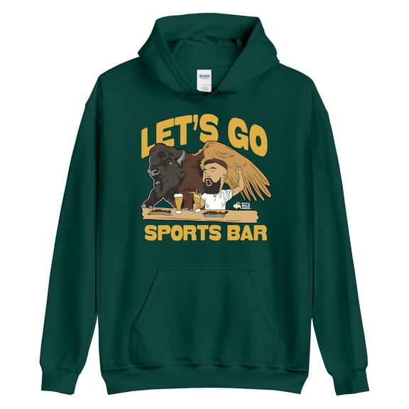 Let’s Go Sports Bar Graphic Shirt Funny Wing Lovers Tee New Instock-TH5459