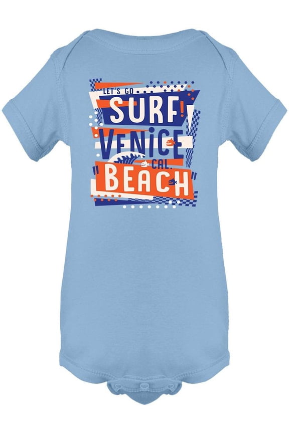 Let's Go Surf! Venice Beach Bodysuit Infant -Image by Shutterstock,  12 Months