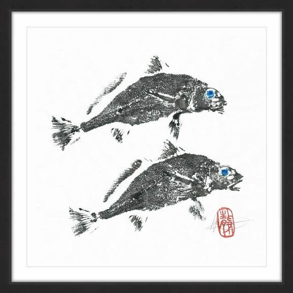 "Let's Go Together" Framed Painting Print