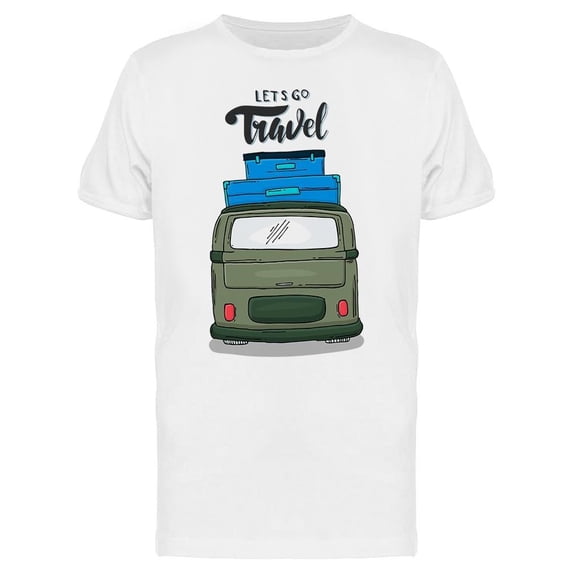 Let's Go Travel W/Van Pic Tee Men's -Image by Shutterstock