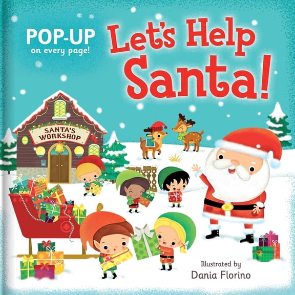 Let's Help Santa!: Pop-Up Book: Pop-Up Book, (Hardcover)