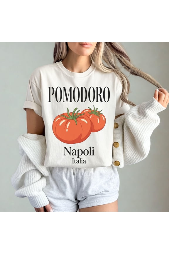 Let’s Ketchup — Tomato-themed Oversized Cotton T-Shirt, Vintage Birthday Gift