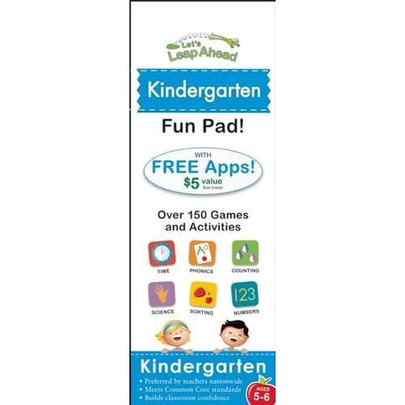Pre-Owned Let's Leap Ahead: Kindergarten Fun Pad Paperback