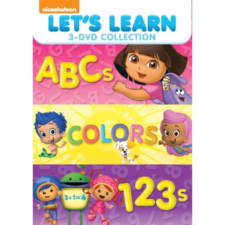 Let's Learn 3 Pack: 123s, ABCs, Colors (DVD) - Walmart.com