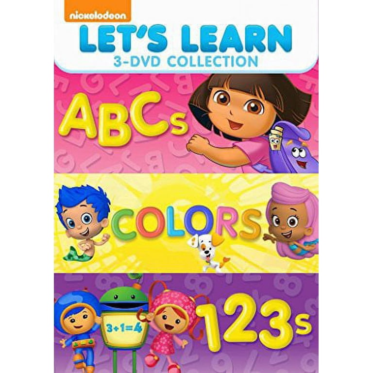 Let's Learn 3 Pack: 123s, ABCs & Colors (DVD) - Walmart.com