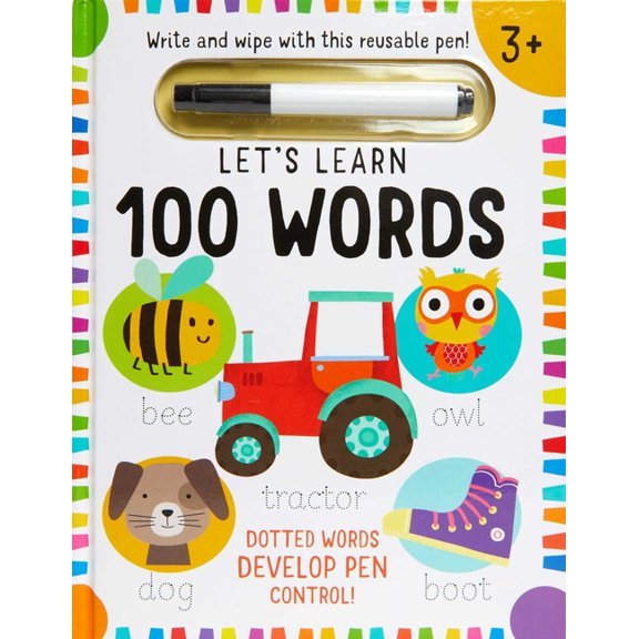 Let's Learn Let's Learn: First 100 Words (Write and Wipe), (Paperback)