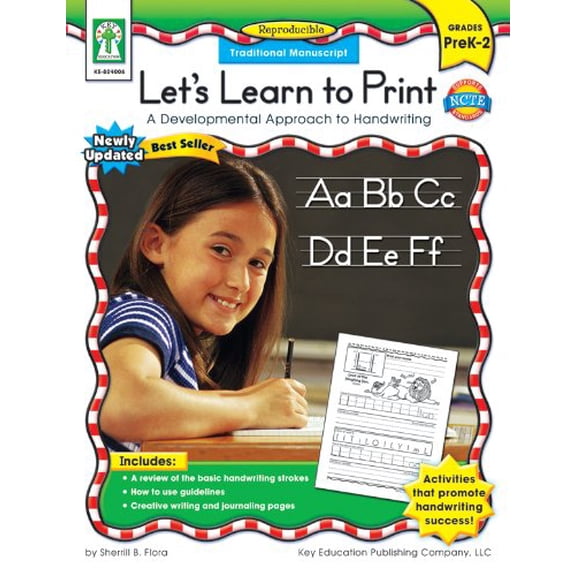 Pre-Owned Let's Learn to Print A Developmental Approach to Handwriting: Traditional Manuscript, Grades PreK-2 Paperback