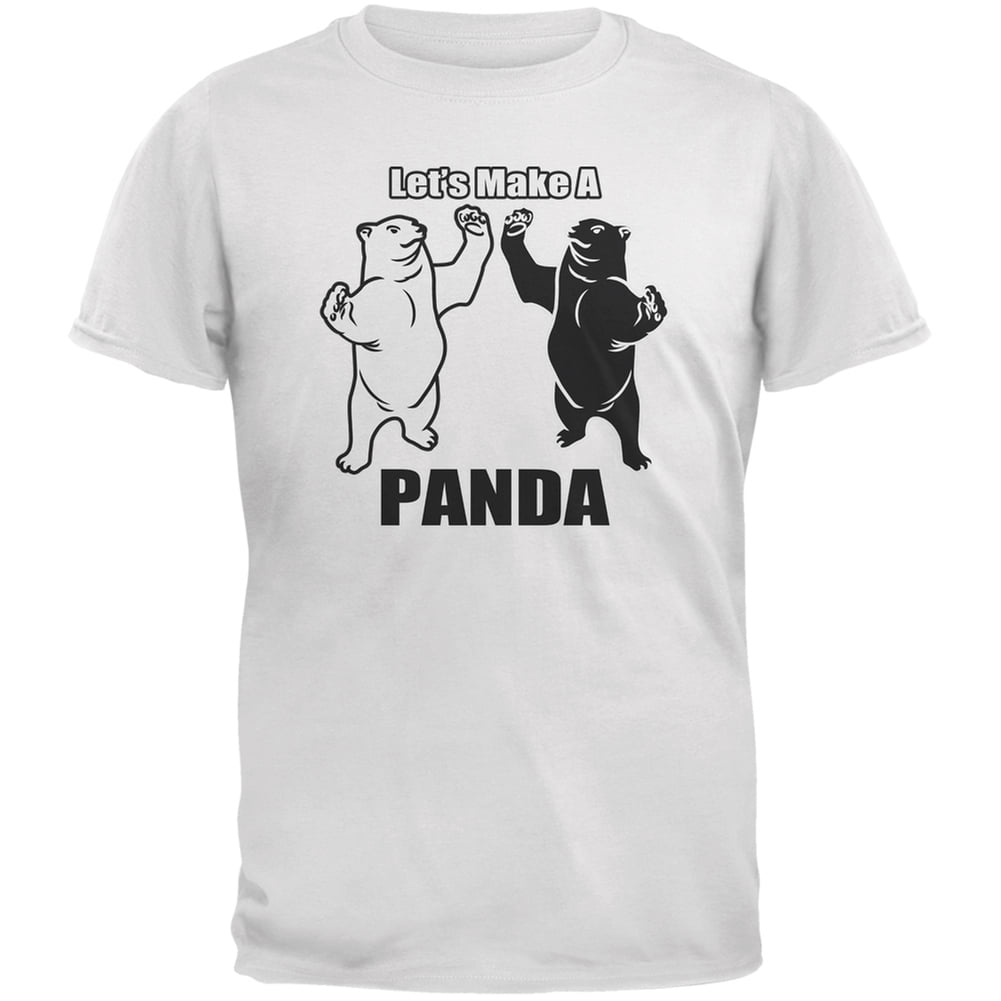 Let's Make A Panda - Funny Black Bear Polar Bear T-Shirt Let's Make A Panda - Funny Black Bear Polar Bear T-Shirt