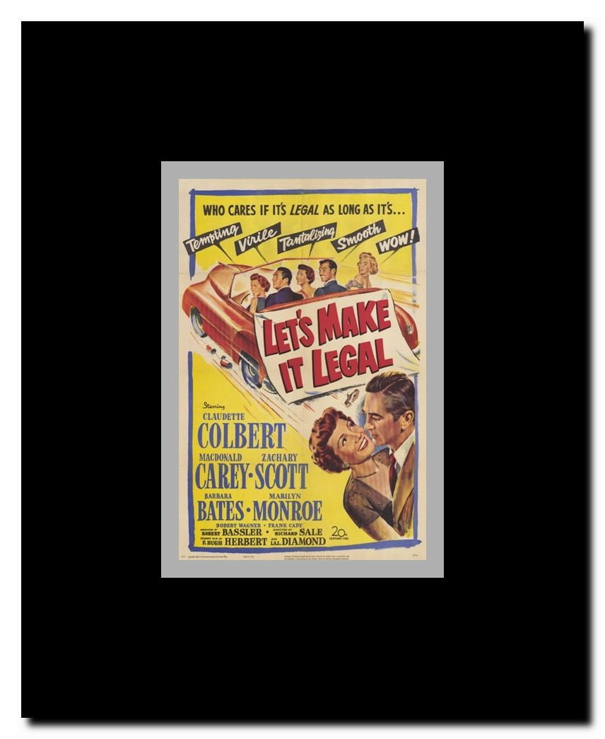 Let's Make it Legal Framed Movie Poster