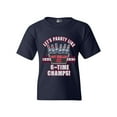 thumbnail image 1 of Let's Paahty Like 6-Time Champs New England Football DT Youth Kids T-Shirt Tee, 1 of 2