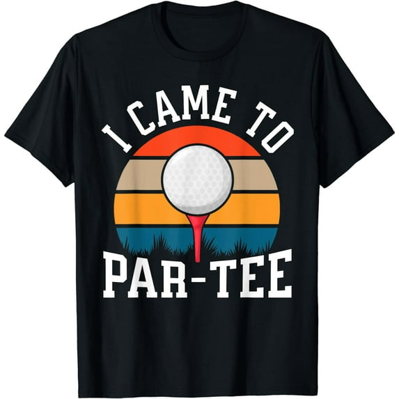 Let's Par Tee Partee Funny Golfing Retro Vintage Golfer T-Shirt