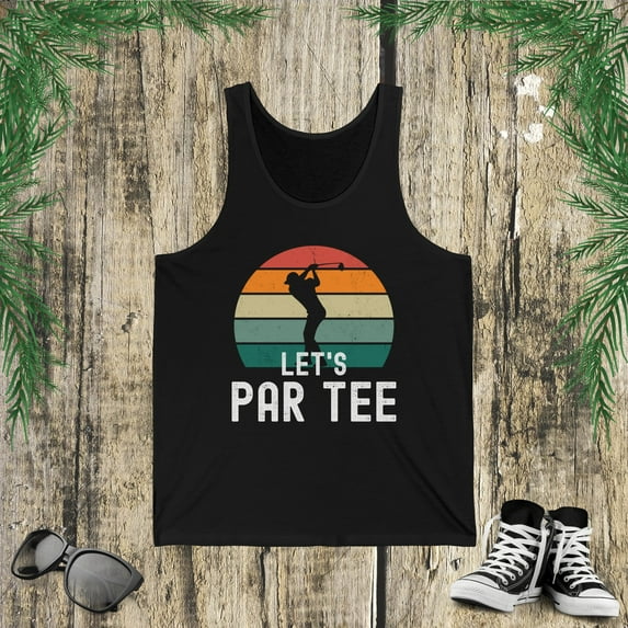 Let's Par tee Funny Golfer humor Golf party golfing joke Jersey Tank