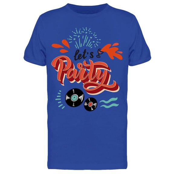 Let's Party Doodles Records T-Shirt Men -Image by Shutterstock, Male Small
