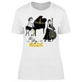 thumbnail image 1 of Let's Play Music. Inscription T-Shirt Women -Image by Shutterstock, Female Medium, 1 of 2
