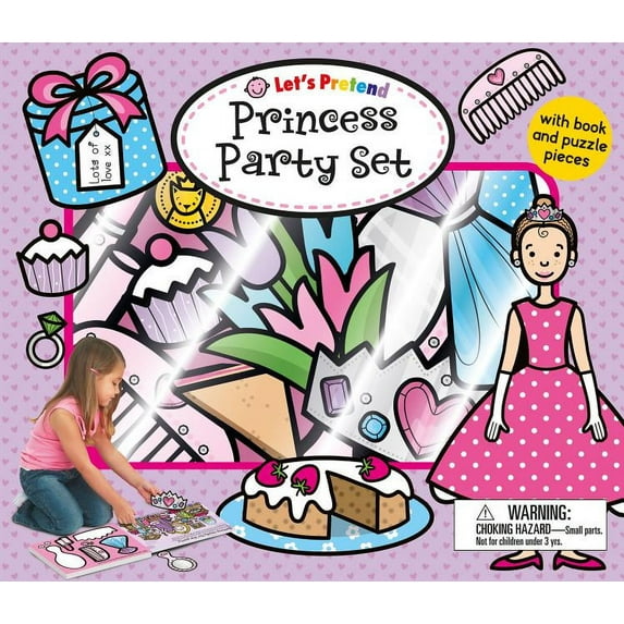 Let's Pretend: Let's Pretend Princess Party Set : With Book and Puzzle Pieces (Edition 1) (Board book)