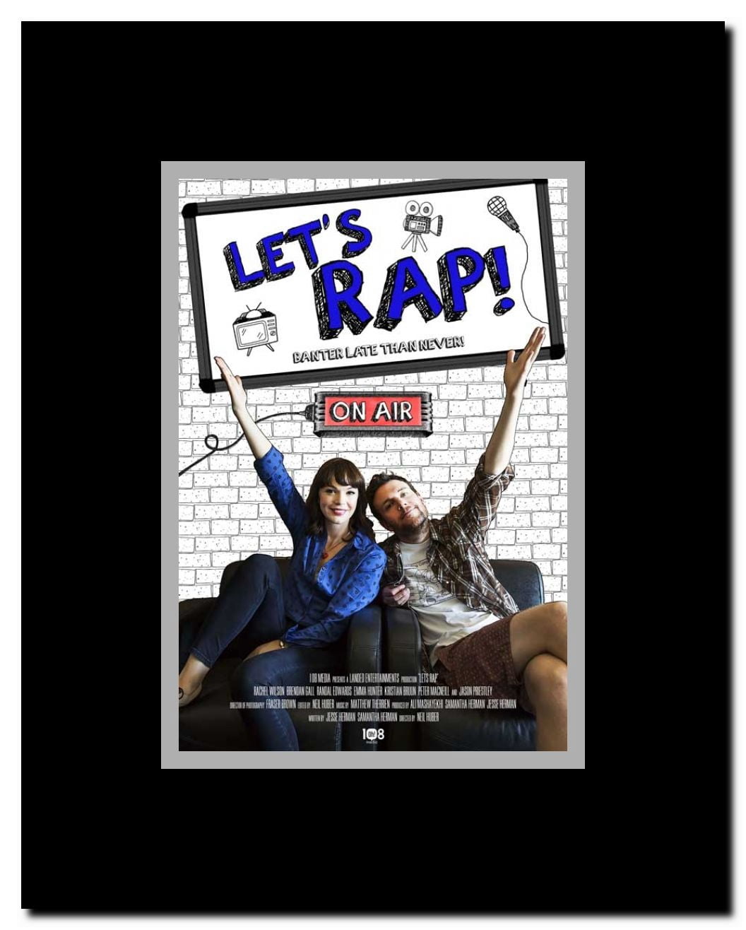 Let's Rap Framed Movie Poster