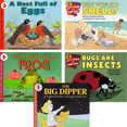 thumbnail image 1 of Let's Read And Find Out Science Stage 1  :  Big Dipper; Bugs Are Insects; What Lives In A Shell?; Tadpole To Frog; A Nest Full Of Eggs (Paperback Set), 1 of 6