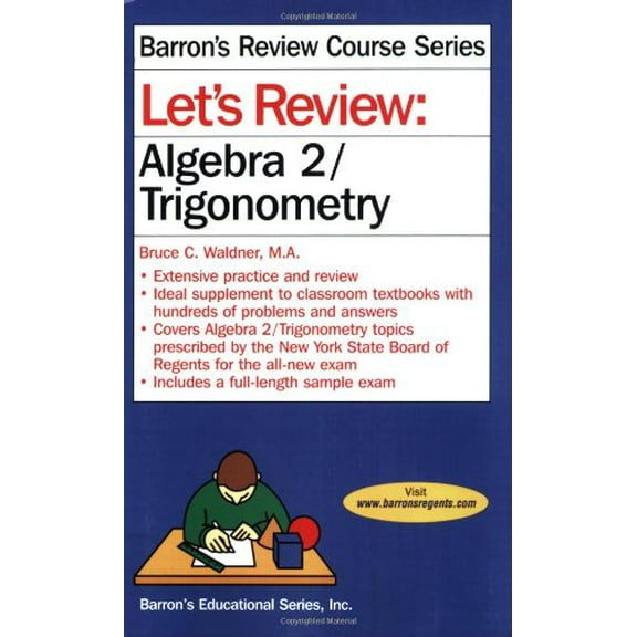 Pre-Owned Let's Review Algebra 2/Trigonometry (Paperback) 0764141864 9780764141867