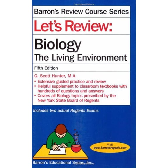 Pre-Owned Let's Review: Biology - The Living Environment (Barron's Review course Series) Paperback