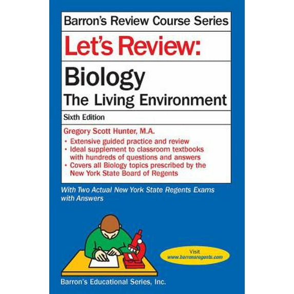 Pre-Owned Let's Review: Biology, the Living Environment (Barron's Review Course) (Barron's Regents NY) Paperback