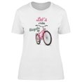 thumbnail image 1 of Let's Ride A Bicycle T-Shirt Women -Image by Shutterstock, Female 3X-Large, 1 of 2