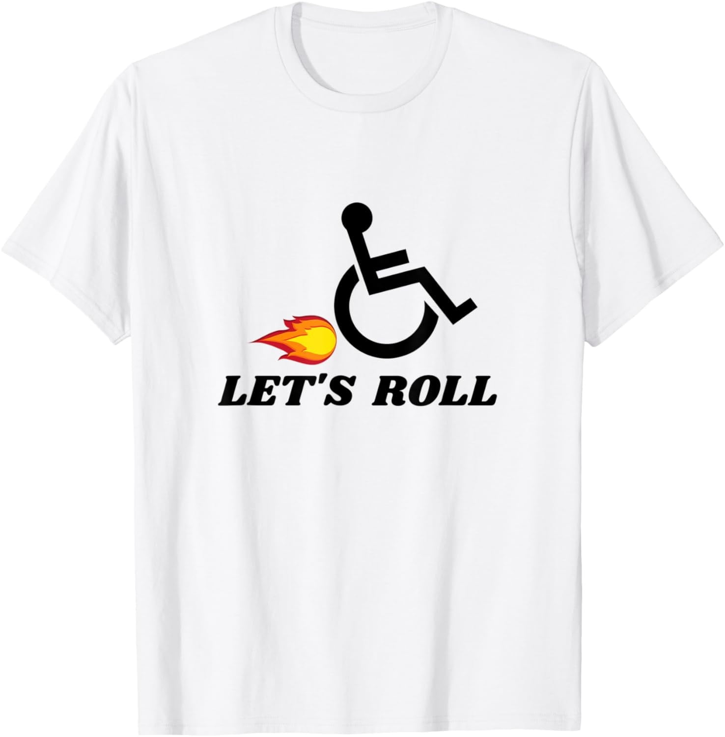 Event Quotation Design Let's Roll Wheelchair Disability Classic Retro Quote Design Vintage ...