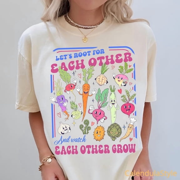 Let's Root For Each Other Shirt, Garden Roots TShirt, Choose To Include Shirts, Garden Lover Shirt, Autism Awareness, Plant Lovers Gift