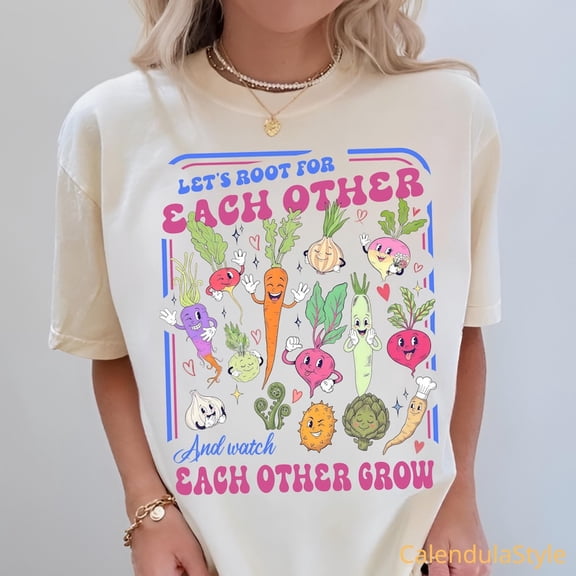 Let's Root For Each Other Shirt, Garden Roots TShirt, Choose To Include Shirts, Garden Lover Shirt, Autism Awareness, Plant Lovers Gift