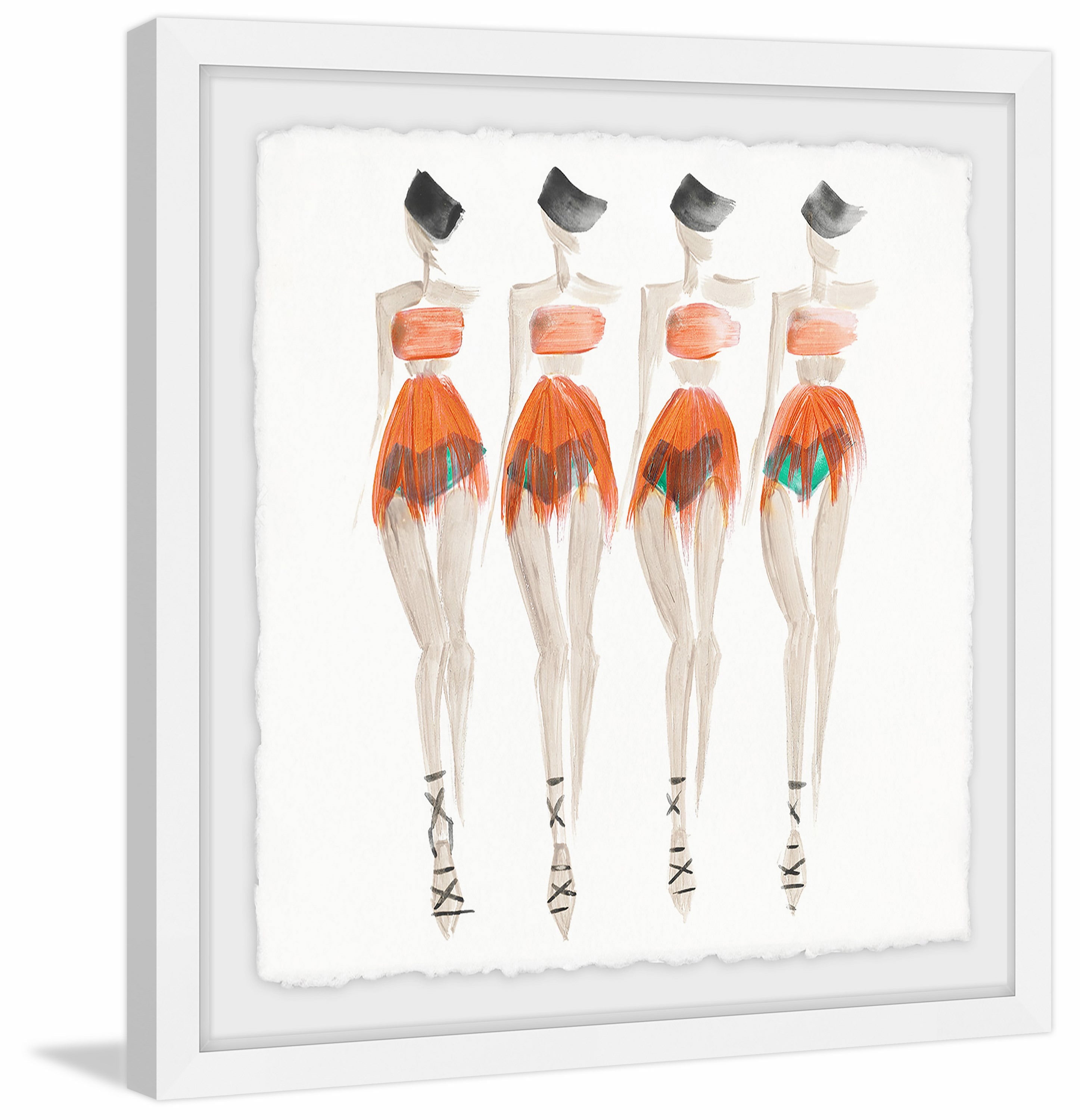 Let's Rumba Framed Painting Print