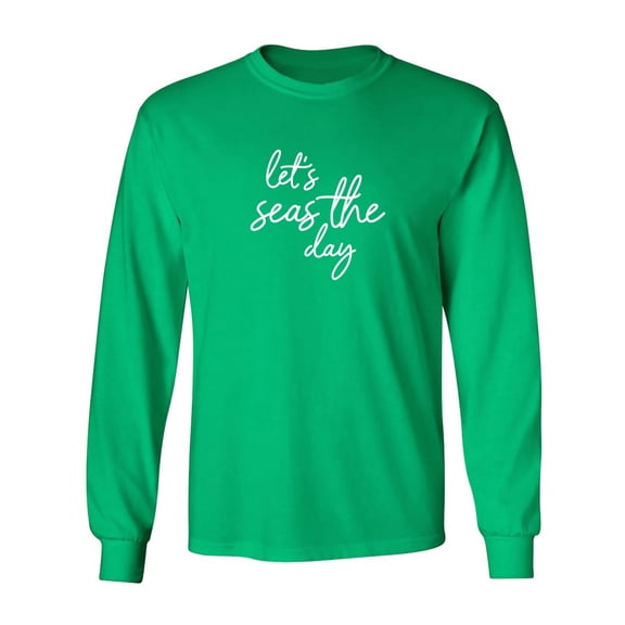 Let's Seas The Day Adult Long Sleeve T-shirt