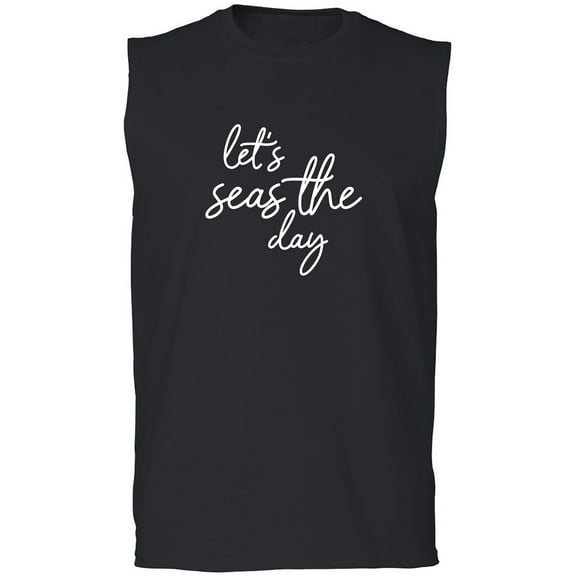 Let's Seas The Day Adult Sleeveless Tee