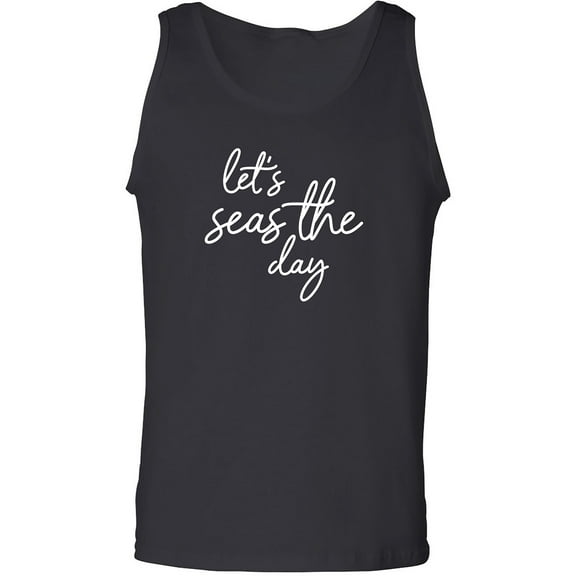 Let's Seas The Day Adult Tank Top