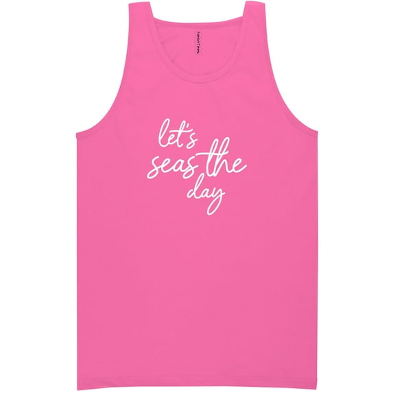 Let's Seas The Day Neon Tank Top