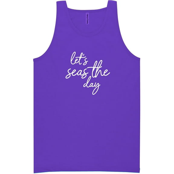 Let's Seas The Day Neon Tank Top