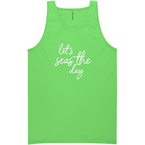 Let's Seas The Day Neon Tank Top
