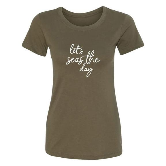 Let's Seas The Day Womens crewneck tee