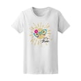 thumbnail image 1 of Let's Shine Cute Trendy Sunshine T-Shirt Women -Image by Shutterstock, Female Medium, 1 of 2