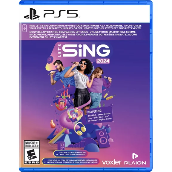 (Open Box) Plaion Let's Sing 2024 + 2 Mics: Bonus Edition (Ps5)