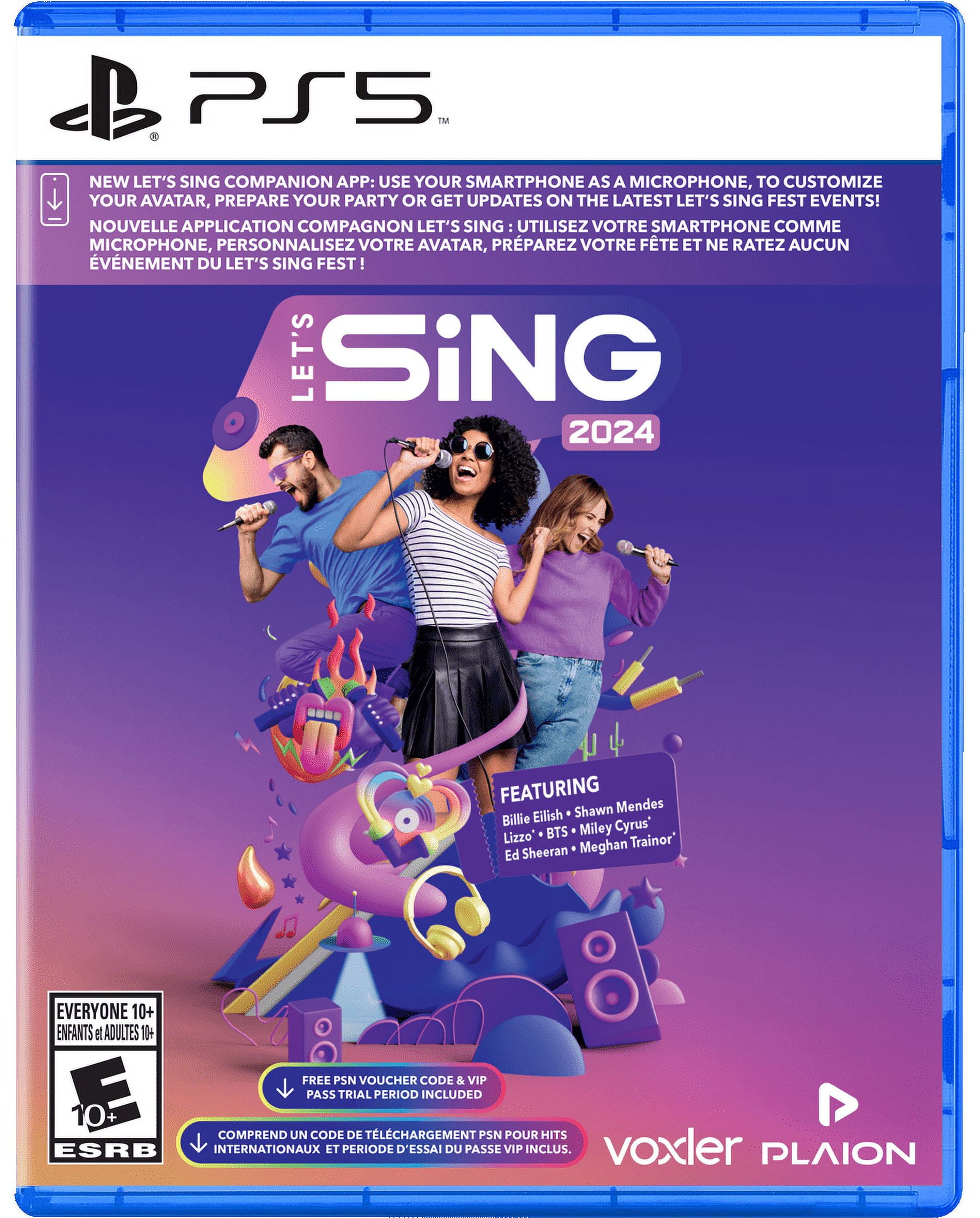 Let's Sing 2024 + 2 mics: Bonus Edition, PlayStation 5, 1129963