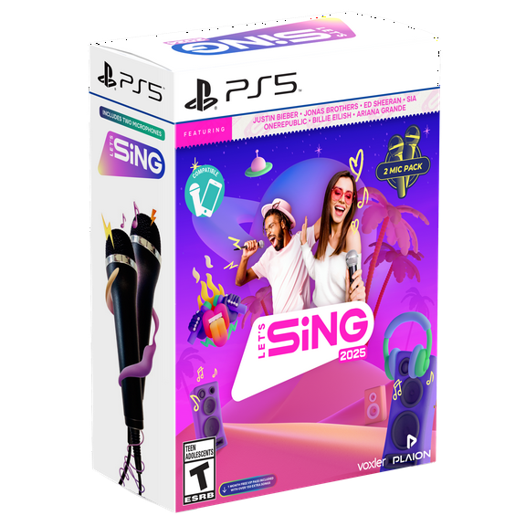 Let'S Sing 2025 (2-Mic Bundle) for Playstation 5