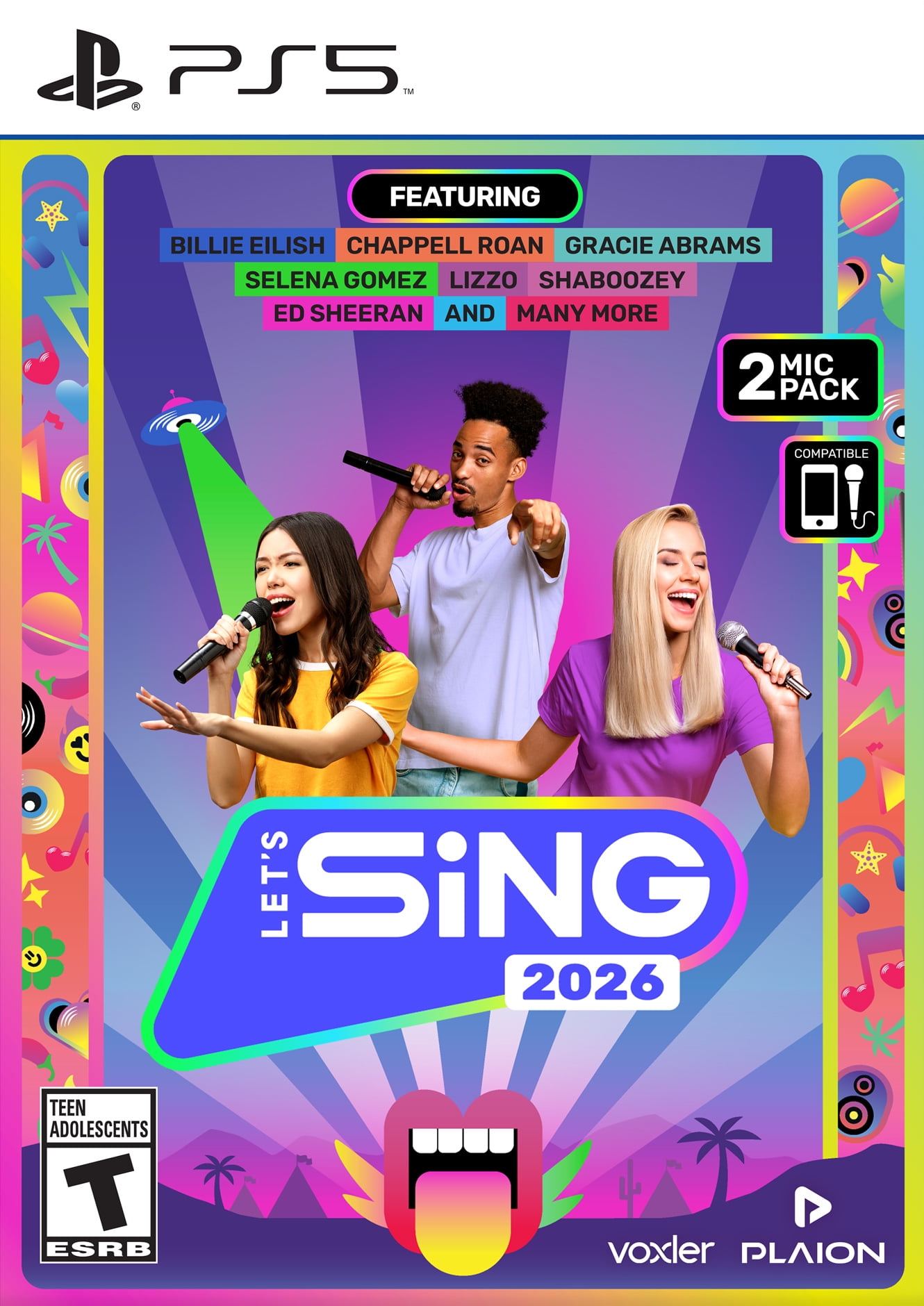 Lets Sing 2026 + 2 Mics for Playstation 5 - Walmart.com