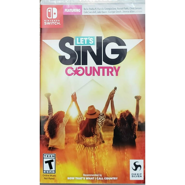 Let's Sing Country- Nintendo Switch 